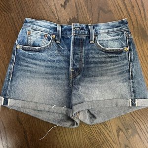 Levi denim shorts